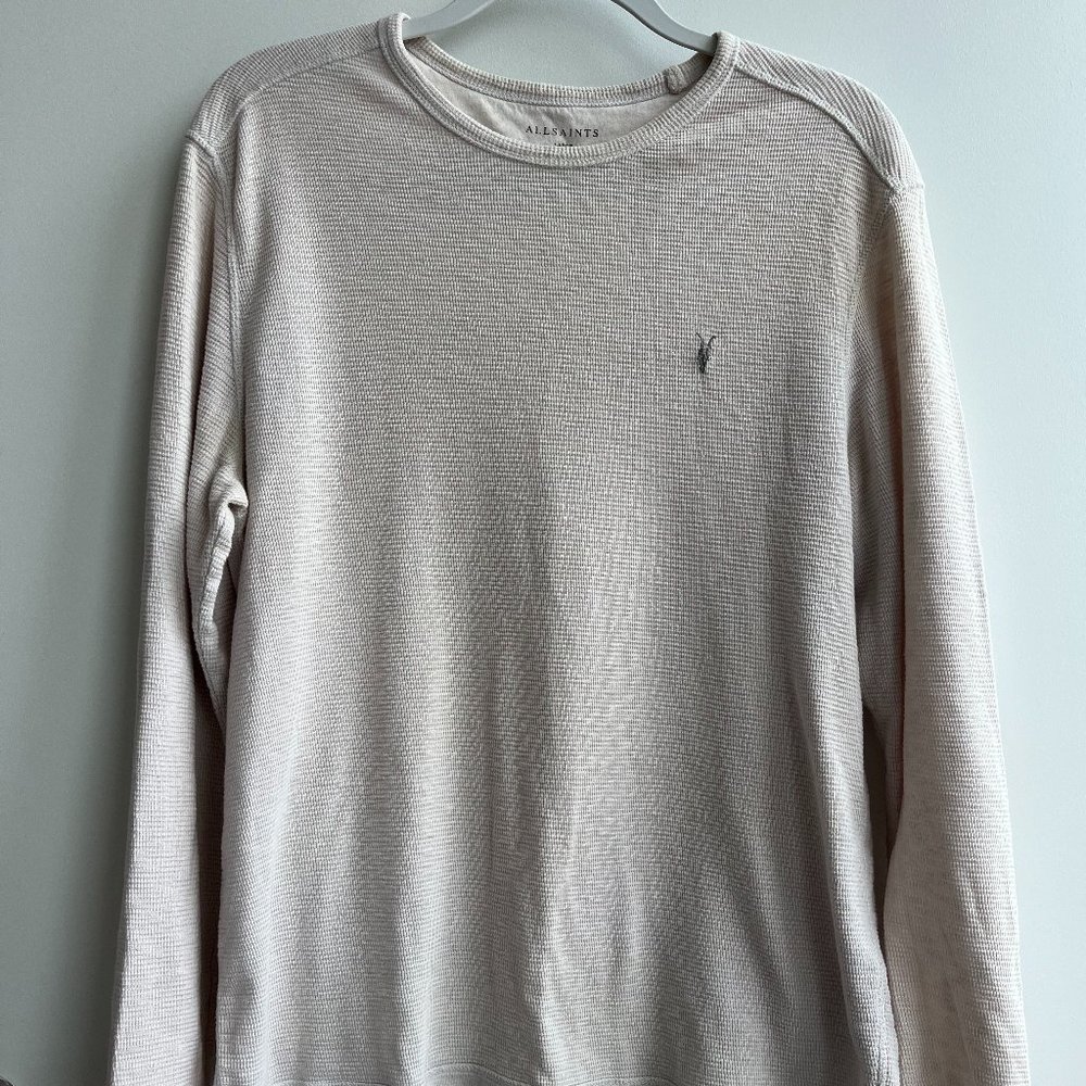 Large Beige All Saints Long Sleeves
